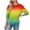 Multicolor, variant on cocolona Womens Casual Sweatshirts Fall Crewneck Long Sleeve Shirts Fashion Gradient Color Pullover Tops Loose Comfy Blouses