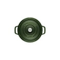 thumbnail image 4 of STAUB La Cocotte Cocotte Ronde en Fonte 6,75 L, Vert Basilic, 4 of 6