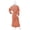 Orange, variant on Bathrobe for Women and Man Soft Cotton Waffle Weave Lightweight SPA Robe 6 Color Coral / Extra-Large