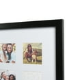 thumbnail image 3 of Prinz 27-Opening 16" x 40" Black Matted Collage Picture Frame, for 3x3 Photos, Wall Hanging, 3 of 5