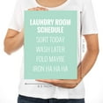 thumbnail image 5 of Sort Today, Wash Later, Fold Maybe, Iron Ha Ha Ha, Mint Green Laundry Room Wall Art Decor Graphic Signs, 5 of 7