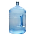 thumbnail image 1 of For Your Water 5 Gallon 18.92 Liter BPA Free FDA Approved Plastic Reusable Water Bottle Container Jug with Handle (Made in USA) 48MM Screw Cap 10.75"Diam. X 19.5"H - Blue, 1 of 1