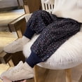 thumbnail image 6 of Godderr Kids Toddler Girls Fleece Sweatpants Baby Fall Jogger Pants Winter Thick Warm Active Pants Solid Warm Casual Pants,Sizes 1T-9T, 6 of 7