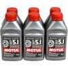 Motul 100950 100% Synthetic Brake Dot 5.1 Brake Fluid 1/2 Liter or 500 ml (6 Pack)
