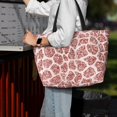 thumbnail image 7 of Kdxio Rose Gold Abstract Spots for Beach Bag for Women Large Beach Tote Bag Waterproof Sandproof Swim Bag with Zipper Pockets Beach Vacation Travel, 7 of 7
