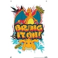 thumbnail image 4 of Pokemon: Graffiti - Bring It On Wall Poster with Push Pins, 14.725" x 22.375", 4 of 4
