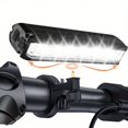 thumbnail image 3 of QJUHUNG Super Bright LED Bike Light  USB Rechargeable Bicycle Headlight  Daytime Running Light  Cycling Commuting (1400 lumens), 3 of 7