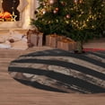thumbnail image 6 of Sikiie American Flag with Desert Camouflage 30-48 inches {designName} Print Christmas Tree Skirt Snowman Xmas Tree Skirt with Edge Christmas Decorations for Holiday Party, 6 of 7