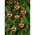 thumbnail image 4 of Serene Spaces Living Decorative Antique Bronze Mercury Glass Ball Ornament for for Holiday Décor, Set of 6, 4 of 6