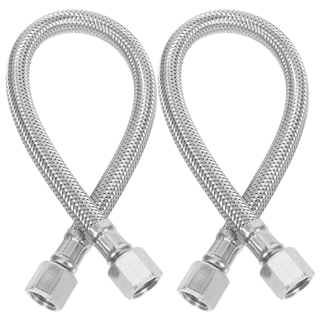 RENACLIPY 2Ud Repuesto De Tubo De Escape Para Compresor Con Instalación Rápida Y Funcionamiento Silencioso Color Plata