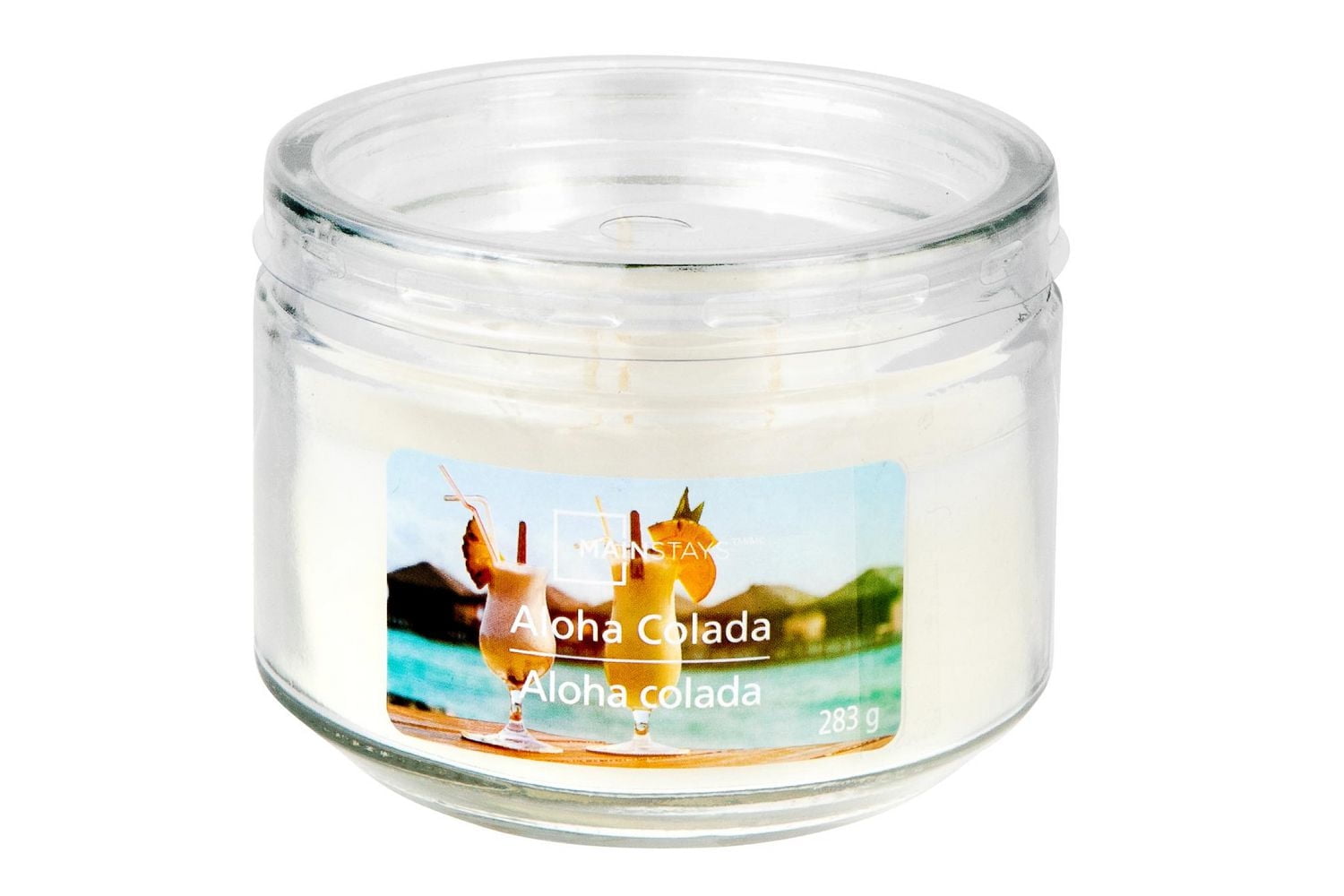 MAINSTAYS ALOHA COLADA 10OZ SCENTED JAR