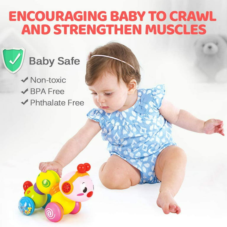 Baby Toys 6 to 12 Months Crawling Baby Musical Toys, Press and Go