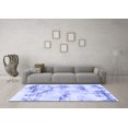 thumbnail image 3 of Ahgly Company Machine Washable Indoor Rectangle Abstract Blue Modern Area Rugs, 5' x 7', 3 of 4
