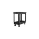 thumbnail image 1 of Carro De Servicio Rubbermaid 2Repisas, c/Ruedas, Negro,226Kg Rubbermaid FG9T6600BLA, 1 of 2
