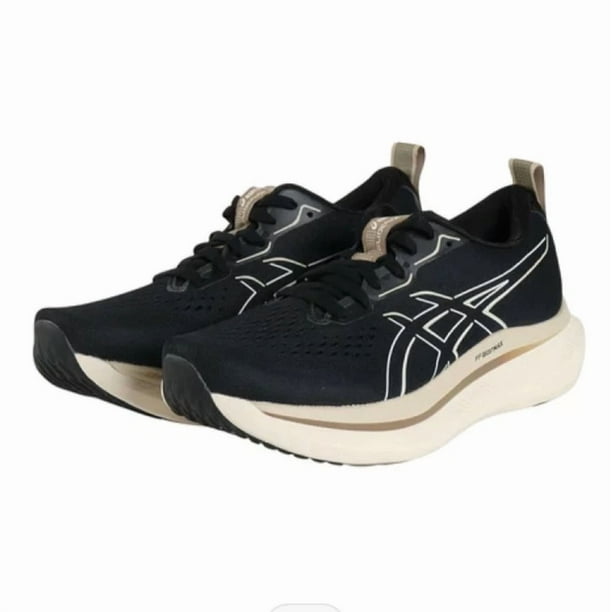 Asics Running Jogging Shoes GLIDERIDE MAX Black/Oatmeal 1011B891.001 2E 2024AW