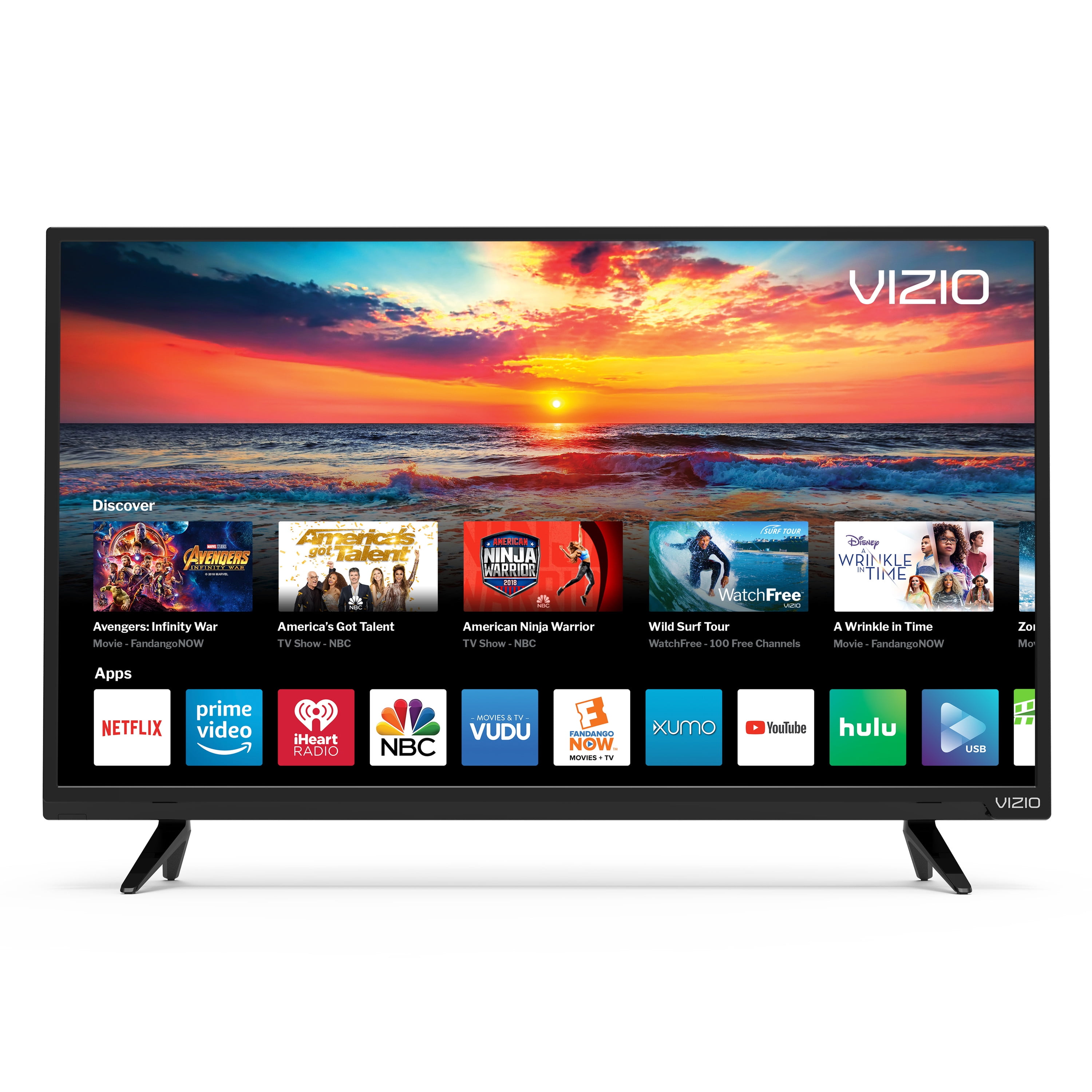 43 Inch TV Smart HD Vizio Flat Screen