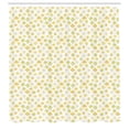 thumbnail image 3 of Ambesonne Green Yellow Shower Curtain, Flowers Daisies, 69"Wx84"L, Pale Green Yellow, 3 of 5