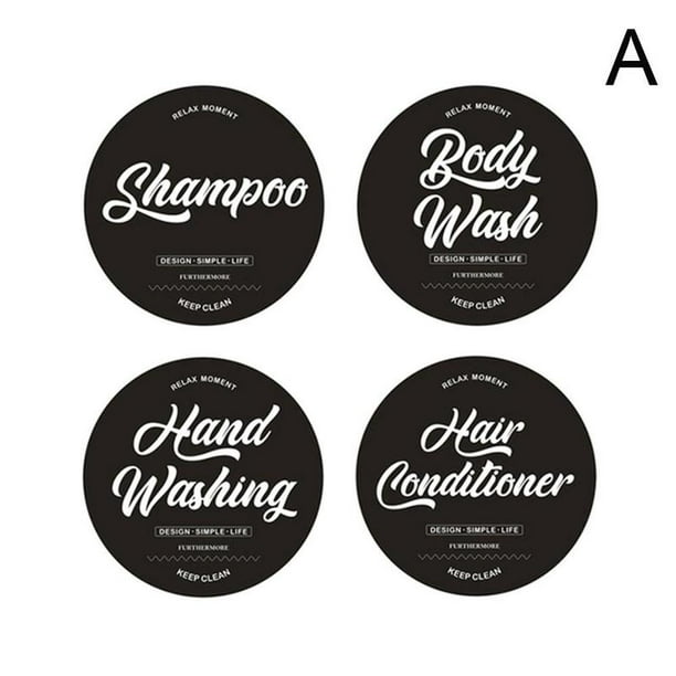 Lotion Shampoo Body Wash Label Sticker Laundry Label Sticker Decor Home