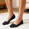 thumbnail image 5 of Neewe No Show Socks Womens, Non Slip Low Cut Thin Silky Dressy Footies Liner Invisible Socks Flats Loafers Sneakers, 5 of 5
