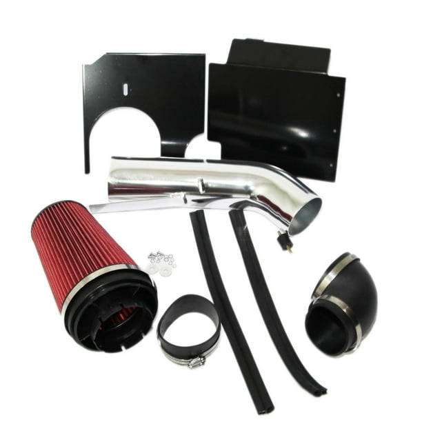 RED Cold Air Intake Kit+Heat Shield for 9906 Chevy Silverado 1500