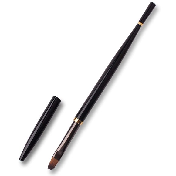 SILPECWEE-pincel acrílico para decoración de uñas, diseño de sirena, Gel UV, pluma para dibujar uñas, cepillo de Gel de extensión polivinílico, accesorios para salón de manicura, 1 ud.