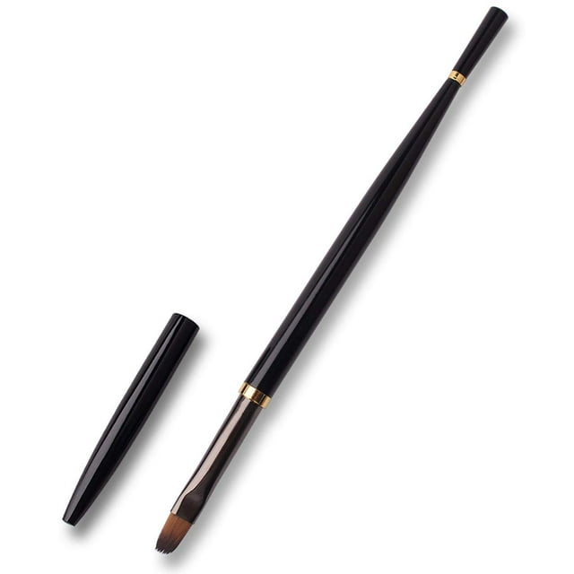 SILPECWEE-pincel acrílico para decoración de uñas, diseño de sirena, Gel UV, pluma para dibujar uñas, cepillo de Gel de extensión polivinílico, accesorios para salón de manicura, 1 ud.
