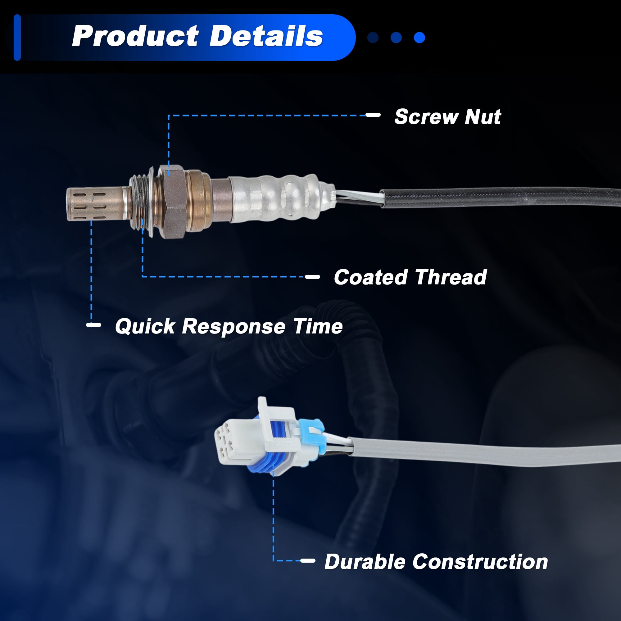 Unique Bargains 4Pcs Oxygen Sensor for Chevy Silverado