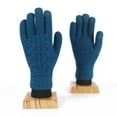 thumbnail image 7 of Fgnfyis Unisex Winter Knitted Gloves Solid Color Thermal Insulated Handwear for Extreme Cold Weather Blue One Size, 7 of 7