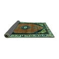 thumbnail image 2 of Ahgly Company Indoor Rectangle Persian Turquoise Blue Traditional Area Rugs, 8' x 10', 2 of 4