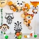 thumbnail image 5 of Animales de helio, globos de animales de 5 piezas, globos de lámina de animales, globos de animales de cumpleaños para niños JAMW Sencillez, 5 of 5