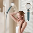 thumbnail image 2 of Dual Filter Shower Head with Vitamin C Cartridge High Pressure Handheld Shower Head Remove Chlorine Fluoride Heavy Metals Soften Hard Water for Dry Skin and Hair Care Bathroom Accessories, 2 of 4