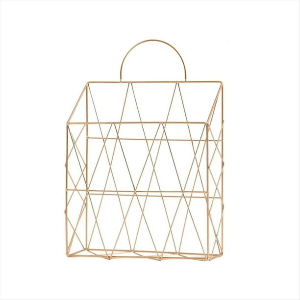 Organizador de Archivos de Pared, Organizador , Estante Vertical de Alambre, Soporte de Exhibición, Elegante y Ahorrador de Espacio B