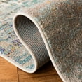 thumbnail image 6 of SAFAVIEH Madison Flowers Vintage Abstract Area Rug, Grey/Blue, 3' x 5', 6 of 8