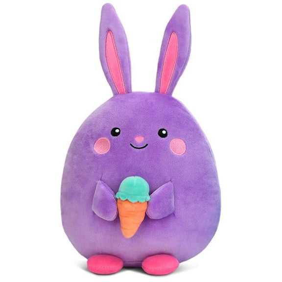 IScream Gingham Bunny Plush (PURPLE)