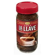Cafe La Llave Instant Coffee, Dark Roast, Fine Ground Coffee, 200 gram (Pack of 12)