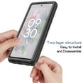 thumbnail image 5 of ELEHOLD Hybrid Rugged Case for Google Pixel 6A Slim Thin Anti-Yellowing Clear Dual-Layer Full Body Shockproof Heavy Duty Protective Case, For Pixel 6a,Black, 5 of 6