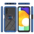 thumbnail image 1 of SaniMore Case for Samsung Galaxy A13 5G 6.5" 2021 Release, Rugged PC Backplane Shockproof TPU Bumper 360° Rotatng Ring/Kickstand Anti-drop Heavy Duty Protective Case For Galaxy A13 5G, Darkblue, 1 of 5