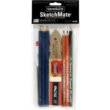 Drawing With Charcoal - Generals Charcoal And Graphite Drawing Kit
