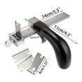 thumbnail image 5 of GUYUTING 4 Inch Leather Strip Cutter Aluminum Handle 3 Blades Precise Gauge Leather Craft Belts Straps Easy to Use & Replace, 5 of 7
