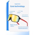 thumbnail image 2 of Sports Sunglasses for Men Women, Polarized UV400 Cycling Glasses, Running Bike Mountain Fishing Sunglasses with Adjustable Nose Pads, 2 of 7