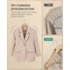 thumbnail image 3 of SONGMICS Percha de Madera, Juego de 20, Delgada, Muescas en Hombros, para Pantalones, Gancho Giratorio 360&deg;, Ahorra Espacio, Beige Natural MCRW040K01, 3 of 7