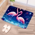 thumbnail image 5 of Flamingo Non-Slip Polyester Chair Mats Floor Mat Kitchen Mat Machine Washable, 5 of 6