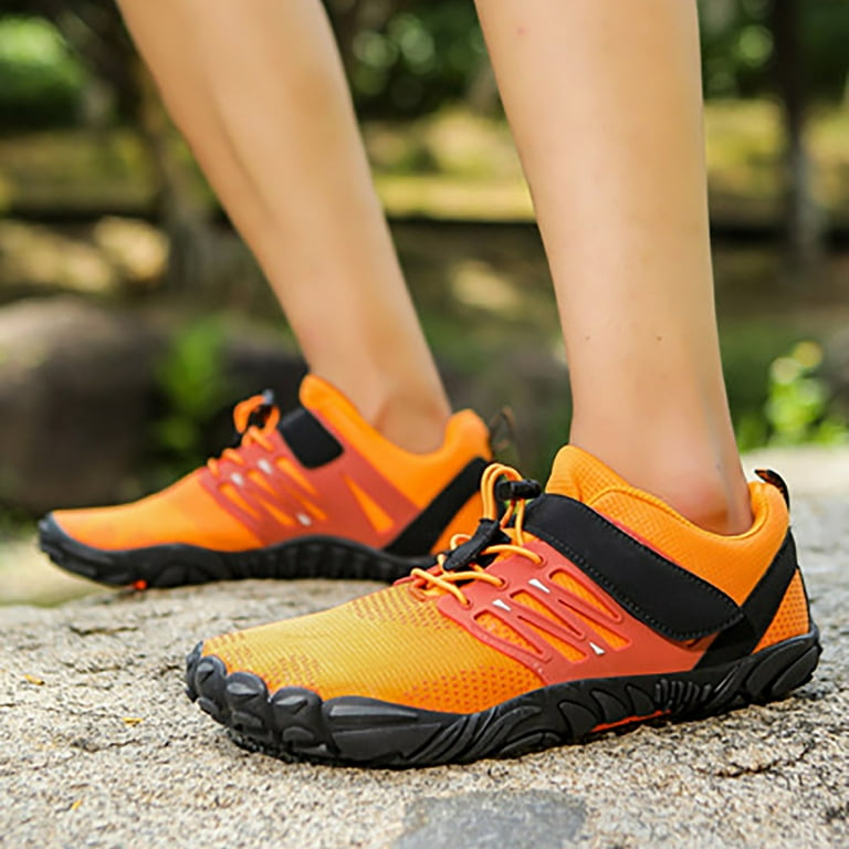 Mens orange athletic shoes sale