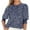 Navy, variant on IROINNID Womens Oversize Loose Top Comfy Printed Round Neck Loose Chiffon Top Under $10