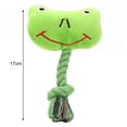 thumbnail image 2 of Dog Squeaky Toy Cartoon: Plush Funny Dog Rope Toy Puppy Teething Toy Pet Tug Toy, 2 of 10