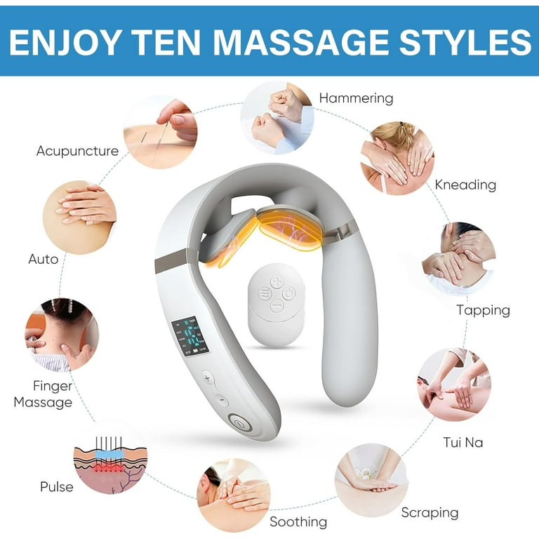 Neck Massager Masajeador De Cuello Walmart Masajeador Cervical