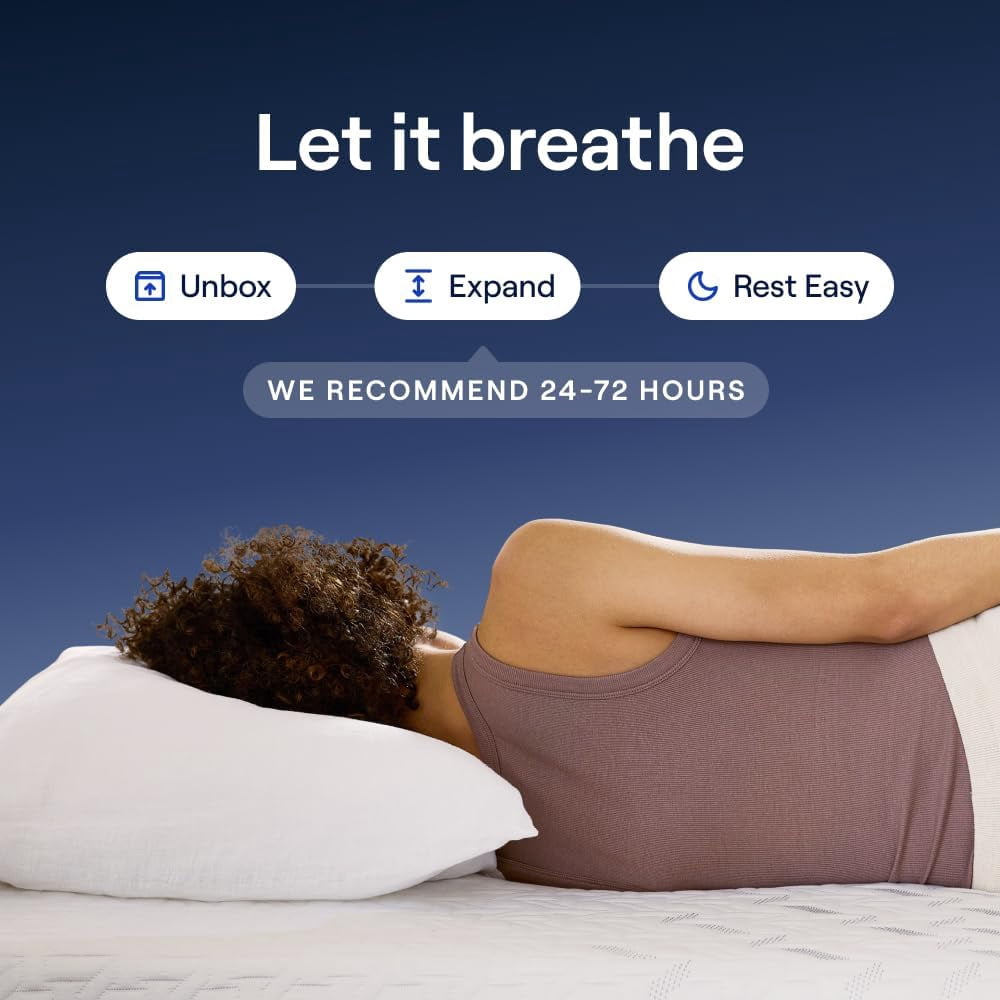 Nectar Classic Hybrid 12” Full Mattress - Medium Firm - Memory Foam & Innerspring Coils - Cooling Top Layer - Pressure-Relief - Mattress in a Box - 365-Night Trial & Forever Warranty