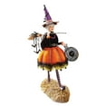 thumbnail image 2 of Halloween Resin Witch Statue Art Ornaments Desktop Display for Party Home Table Decor, 2 of 2