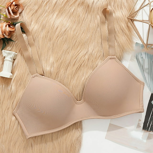 Lydiaunistar Women's Glossy Comfortable Breathable Bra Underwear with No Rims, Soft and Suitable for Everyday or Intimate Occasions