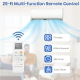 thumbnail image 5 of 12000BTU Mini Split Air Conditioner Heat Pump,19 SEER2 115V Split ac unit with Remote & WIFI,Cool Up to 800 Sq. Ft,Variable Frequency Cooling and Heating，R32 Refrigerant & Installation Kit, White, 5 of 9